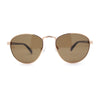 Polarized Retro Hipster Round Metal Rim Normcore Sunglasses