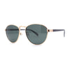 Polarized Retro Hipster Round Metal Rim Normcore Sunglasses