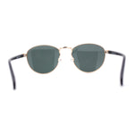 Polarized Retro Hipster Round Metal Rim Normcore Sunglasses