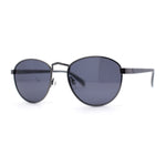 Polarized Retro Hipster Round Metal Rim Normcore Sunglasses