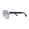 Mens Designer Fashion Half Rim Racer Flat Top Mob Sunglasses