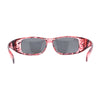 Polarized Super Wide Oversized 63mm Rectangular Fit Over Plastic Sunglasses