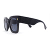 Womens Trendy Pop Color Hipster Boyfriend Thick Horn Rim Sunglasses