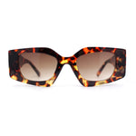 Womens Mod Geometric Clout Plastic Fashion Sunglasses