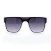 Unique Exposed Lens Bridge Inset Lens Horn Rim Fashion Sunglasses