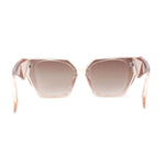Womens Mod Angular Inset Lens Butterfly Fashion Sunglasses