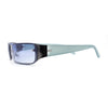 90s Classic Narrow Rectangle Designer Rimless Luxury Fashion Sunglasses