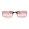 90s Classic Narrow Rectangle Designer Rimless Luxury Fashion Sunglasses