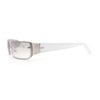 90s Classic Narrow Rectangle Designer Rimless Luxury Fashion Sunglasses