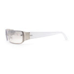 90s Classic Narrow Rectangle Designer Rimless Luxury Fashion Sunglasses