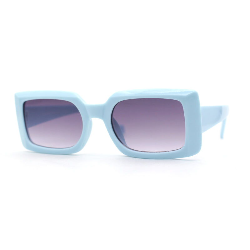 Child Size Girls Mod Rectangle Fashion Plastic Sunglasses