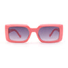 Child Size Girls Mod Rectangle Fashion Plastic Sunglasses