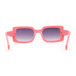 Child Size Girls Mod Rectangle Fashion Plastic Sunglasses