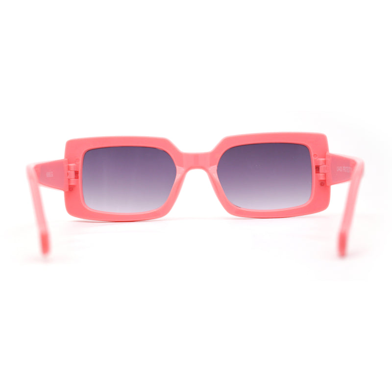 Child Size Girls Mod Rectangle Fashion Plastic Sunglasses