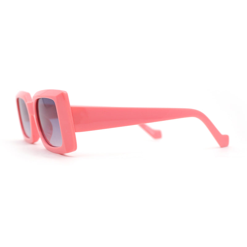 Child Size Girls Mod Rectangle Fashion Plastic Sunglasses