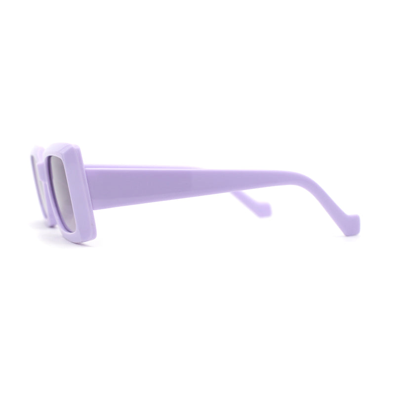 Child Size Girls Mod Rectangle Fashion Plastic Sunglasses