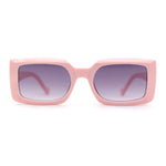 Child Size Girls Mod Rectangle Fashion Plastic Sunglasses