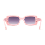 Child Size Girls Mod Rectangle Fashion Plastic Sunglasses