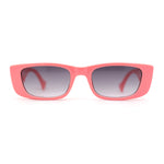 Child Size Girls Mod Rectangle Cat Eye Fashion Plastic Sunglasses