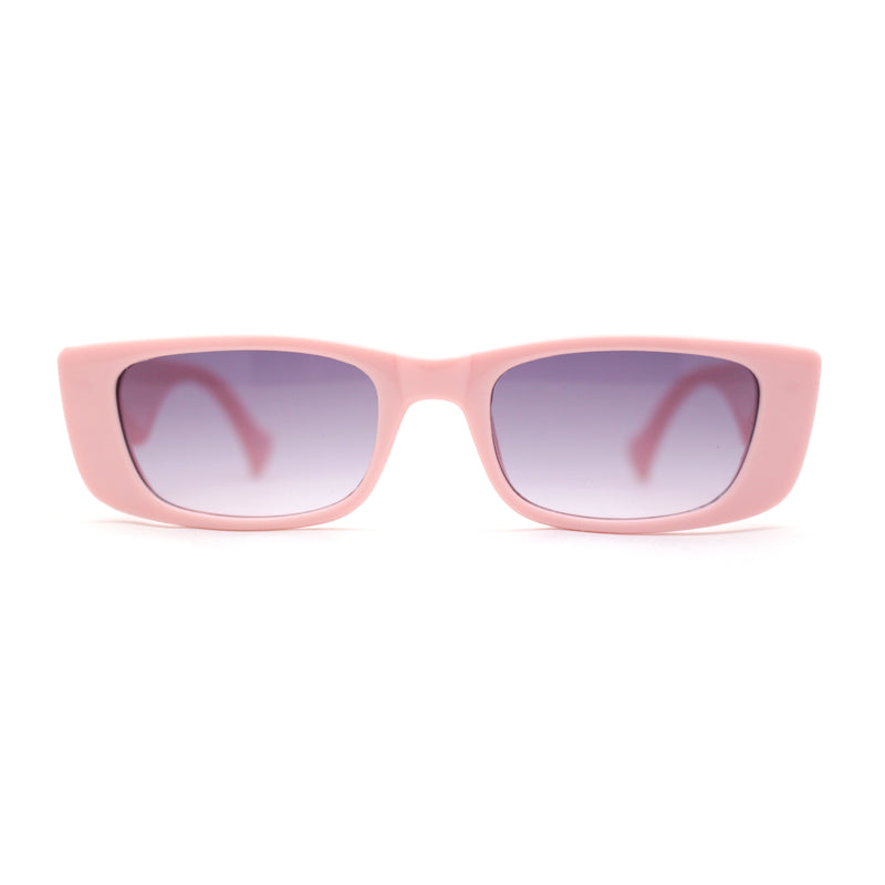 Child Size Girls Mod Rectangle Cat Eye Fashion Plastic Sunglasses