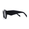 Womens Mod Geometric Angular Cat Eye Plastic Sunglasses