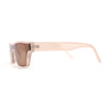 Womens Retro Inset Lens Narrow Horn Rim Mod Plastic Sunglasses