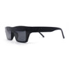 Womens Retro Inset Lens Narrow Horn Rim Mod Plastic Sunglasses