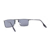 Gentlemans Fancy Rectangle Metal Rim Sunglasses