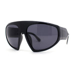 XXL Oversize Exaggerated 90s Wrap Sport Plastic Sunglasses