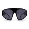 XXL Oversize Exaggerated 90s Wrap Sport Plastic Sunglasses