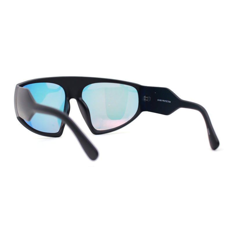 XXL Oversize Exaggerated 90s Wrap Sport Plastic Sunglasses