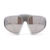 XXL Oversize Exaggerated 90s Wrap Sport Plastic Sunglasses