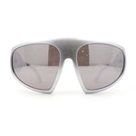 XXL Oversize Exaggerated 90s Wrap Sport Plastic Sunglasses