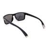 Locs Color Mirror Sport Rectangle Horn Rim Gangster Sunglasses