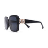 Womens Diva Rectangle Designer Butterfly Fashion Sunglasses