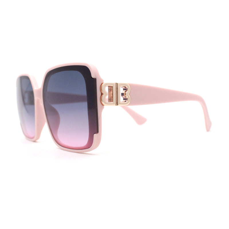 Womens Diva Rectangle Designer Butterfly Fashion Sunglasses