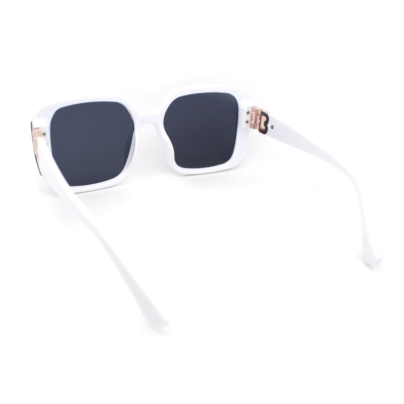 Womens Diva Rectangle Designer Butterfly Fashion Sunglasses