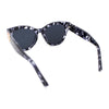 Classy Thick Plastic Horn Rim Cat Eye Glam Fashion Sunglasses