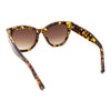 Classy Thick Plastic Horn Rim Cat Eye Glam Fashion Sunglasses