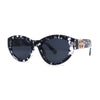 Retro Classy Thick Plastic Cat Eye Glam Fashion Sunglasses