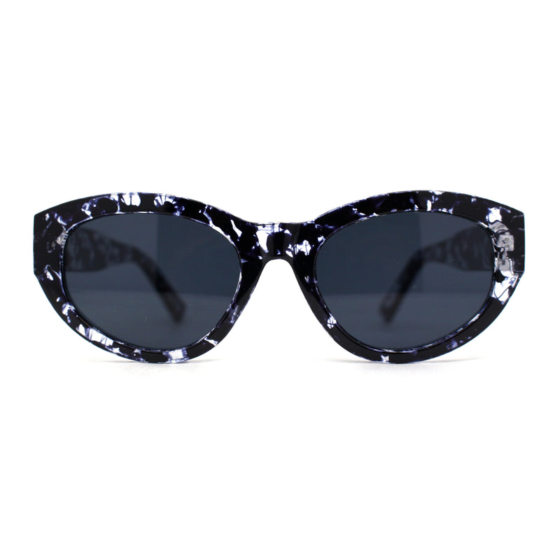 Retro Classy Thick Plastic Cat Eye Glam Fashion Sunglasses