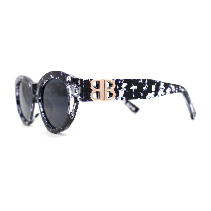 Retro Classy Thick Plastic Cat Eye Glam Fashion Sunglasses