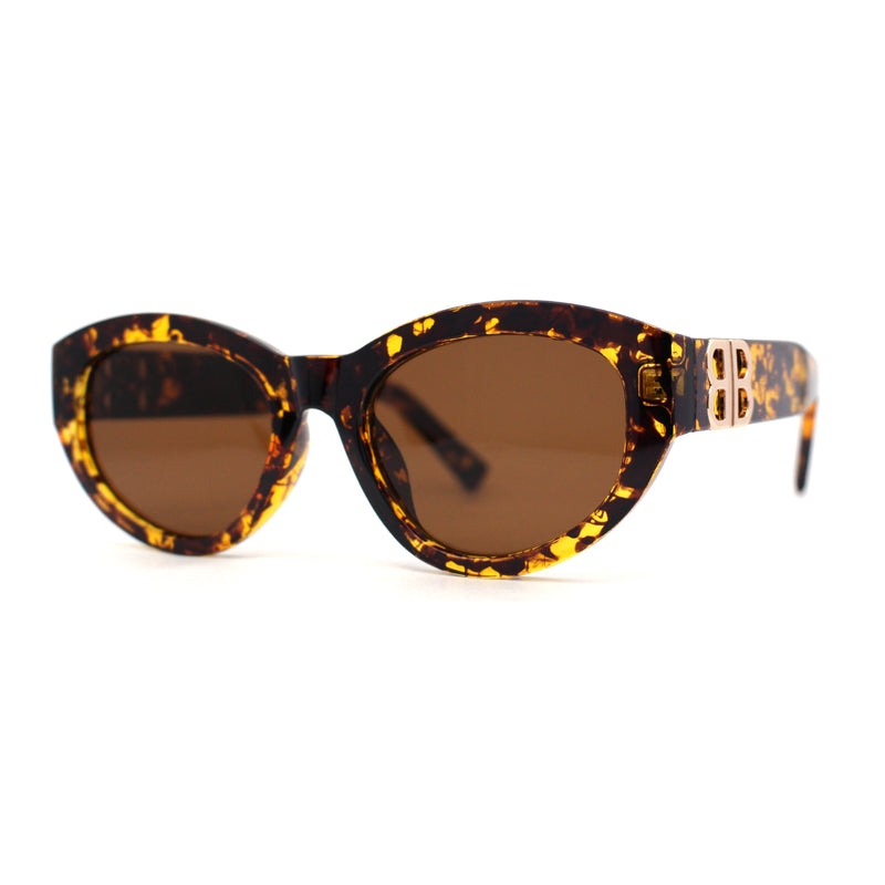 Retro Classy Thick Plastic Cat Eye Glam Fashion Sunglasses