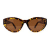 Retro Classy Thick Plastic Cat Eye Glam Fashion Sunglasses