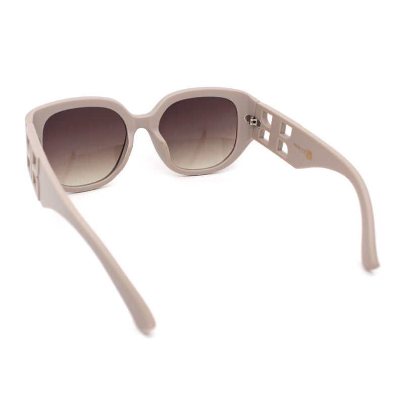 Womens Oversized Thick Temple Large Y2K Designer Sunglasses