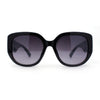Womens Oversized Thick Temple Large Y2K Designer Sunglasses