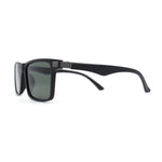 Polarized Mens Narrow Rectangle Gentlemanly Plastic Sunglasses