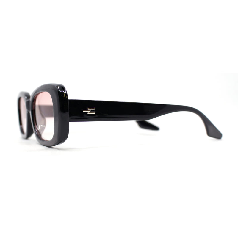 Whimsical Pop Color Oval Rectangle Mod Sunglasses