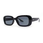 Whimsical Pop Color Oval Rectangle Mod Sunglasses