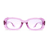 Whimsical Pop Color Oval Rectangle Mod Sunglasses